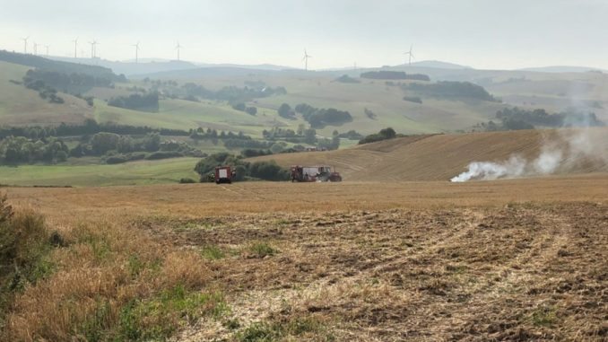 29. August 2018 - Heuballenbrand, L382 Niederkirchen - Schallodenbach