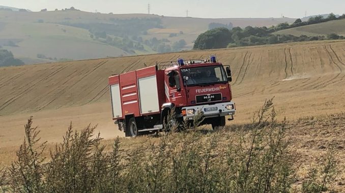 29. August 2018 - Heuballenbrand, L382 Niederkirchen - Schallodenbach