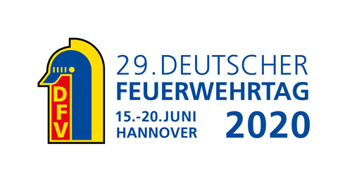 Logo des 29. Deutschen Feuerwehrtages. Grafik: DFV