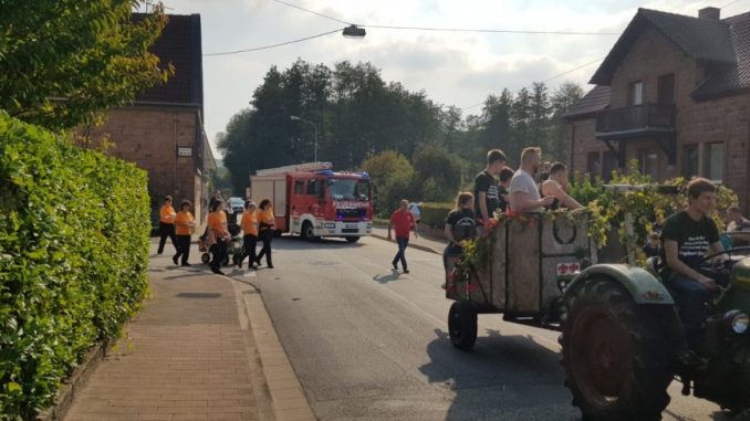7. Oktober 2018 - Absicherung Kerweumzug, Olsbrücken