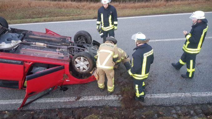 4. Dezember 2018 - Verkehrsunfall, L388 Mehlbach - Schallodenbach