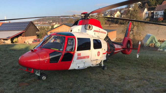 13. Dezember 2018 - Hubschrauberlandesicherung, Otterberg Bachstraße