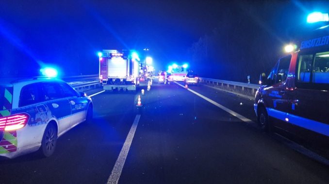28. Dezember 2018 - Verkehrsunfall, A63 Sembach - Kaiserslautern