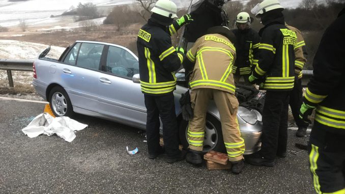 25. Januar 2019 - Verkehrsunfall, L382 Niederkirchen - Schallodenbach