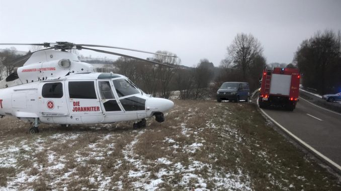25. Januar 2019 - Verkehrsunfall, L382 Niederkirchen - Schallodenbach