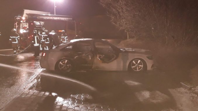 10. Februar 2019 - Pkw-Brand, Otterbach Ziegelhütterstraße