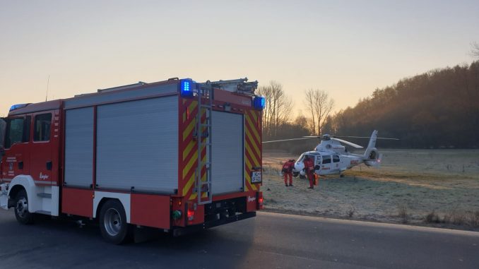 5. Februar 2019 - Hubschrauberlandesicherung, Hirschhorn
