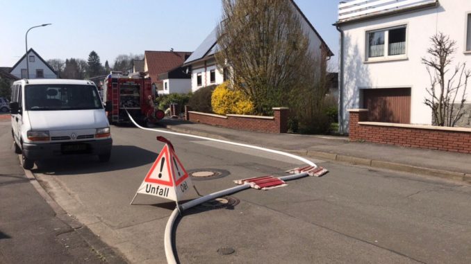 1. April 2019 - Brand Grünabfall, Katzweiler Ziegelhütterstraße