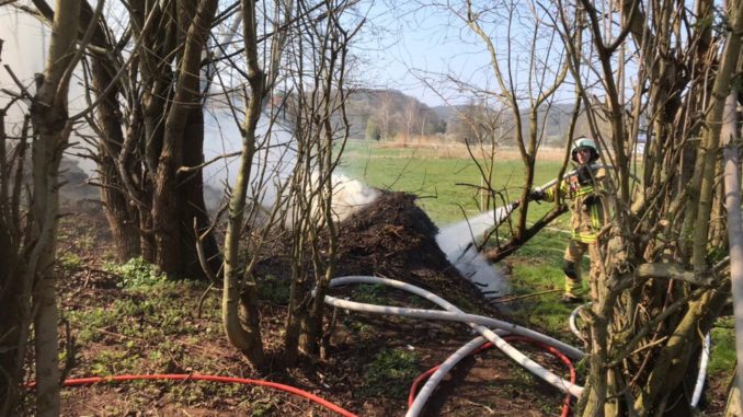 1. April 2019 - Brand Grünabfall, Katzweiler Ziegelhütterstraße