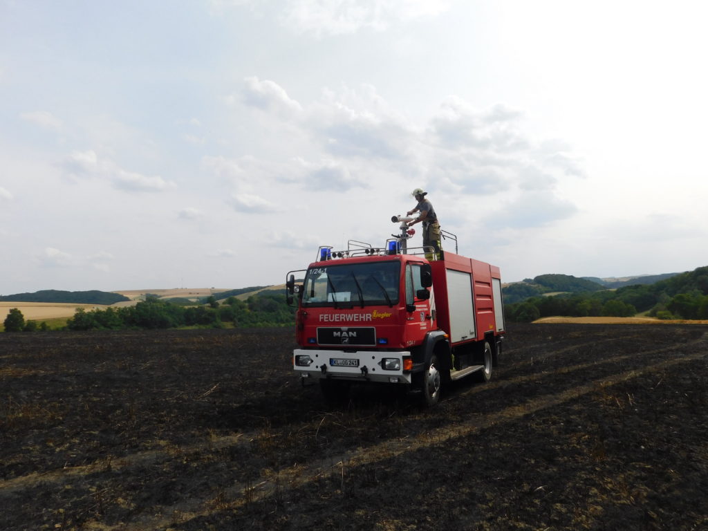 Tanklöschfahrzeug der Feuerwehr Otterberg.