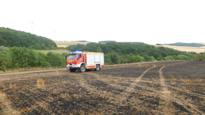 18. Juli 2019 - Traktor- und Flächenbrand, Niederkirchen-Heimkirchen