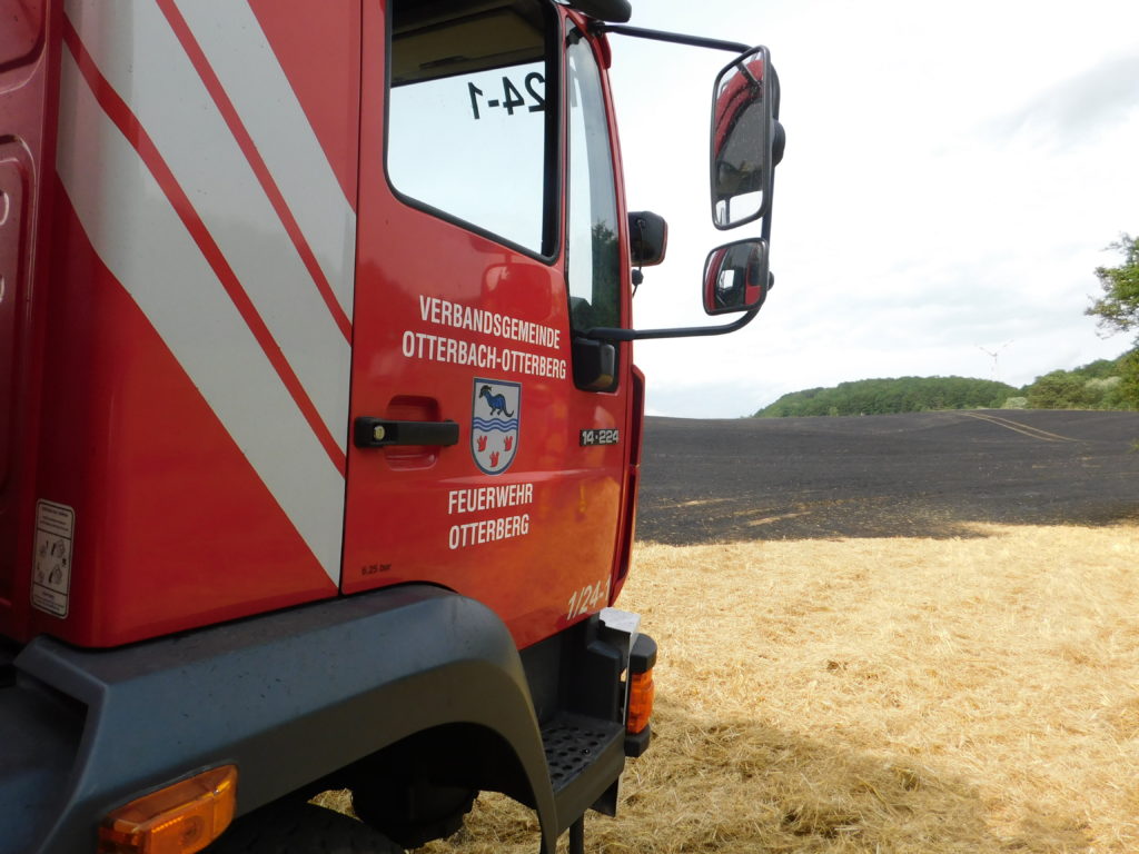 Tanklöschfahrzeug der Feuerwehr Otterberg.