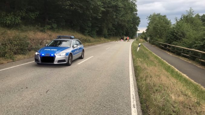 13. Juli 2019 - Verkehrsunfall, L382 Otterberg - Schneckenhausen