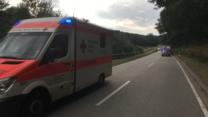 13. Juli 2019 - Verkehrsunfall, L382 Otterberg - Schneckenhausen