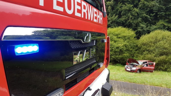 17. August 2019 - Verkehrsunfall, L382 Otterberg - Schneckenhausen