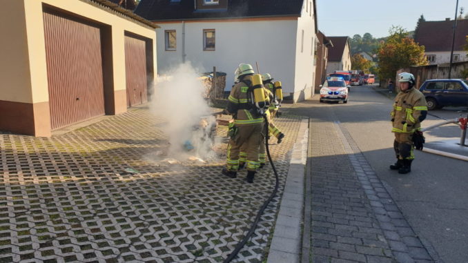 14. Oktober 2019 - Gebäudebrand, Sulzbachtal Ortsstraße