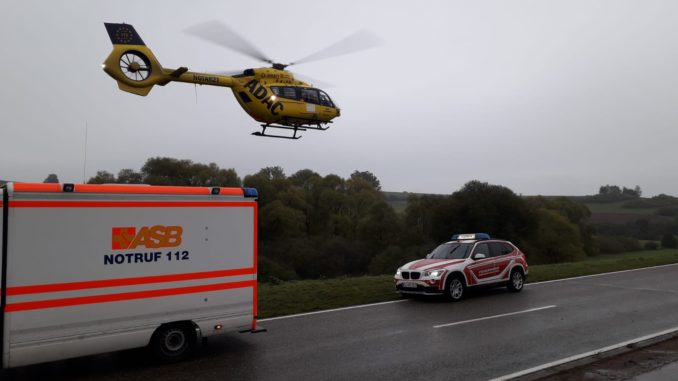 6. Oktober 2019 - Verkehrsunfall, L382 Niederkirchen - Schallodenbach