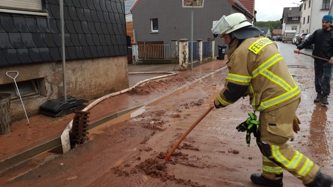 1. Oktober 2019 - Beseitigung Unwetterfolgen, Hirschhorn und Katzweiler