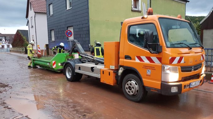 1. Oktober 2019 - Beseitigung Unwetterfolgen, Hirschhorn und Katzweiler
