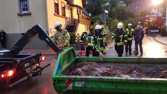 1. Oktober 2019 - Beseitigung Unwetterfolgen, Hirschhorn und Katzweiler