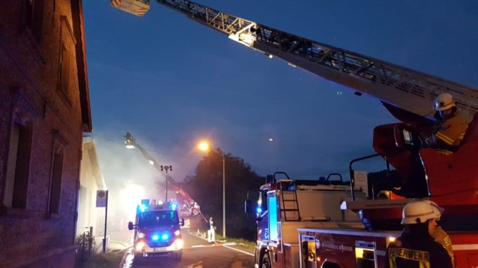 Landkreisübergreifende Einsatzübung in Höringen