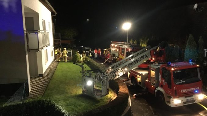 Gebäudebrand Katzweiler, 8. November 2019