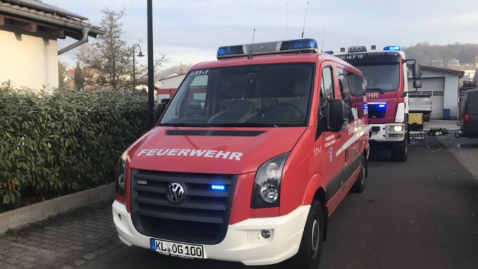 31. Dezember 2019 - Gartenhausbrand, Otterberg In den Wintergärten