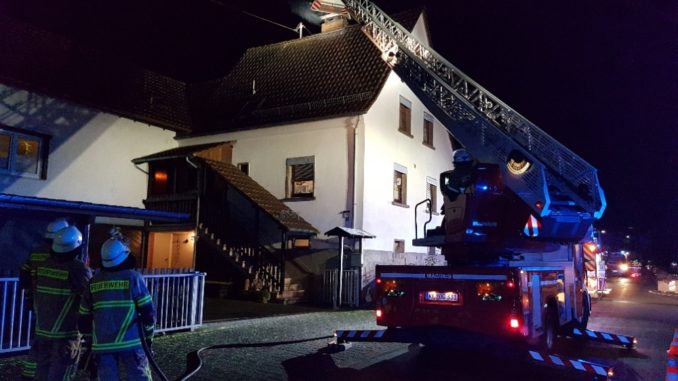 20. Januar 2020 - Kaminbrand, Sulzbachtal Ortsstraße