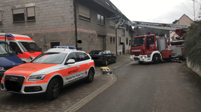 4. Januar 2020 - Amtshilfe Rettungsdienst, Otterberg Althütterhof