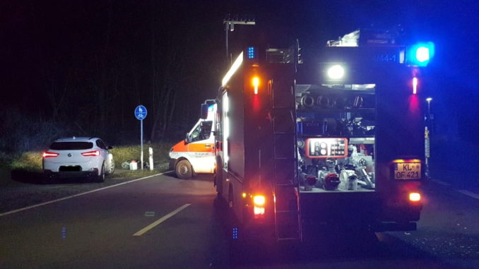 7. Februar 2020 - Verkehrsunfall, B270 Hirschhorn - Olsbrücken