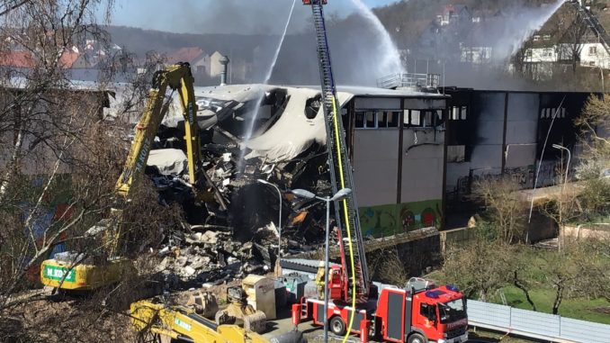 22. März 2020 – Großbrand, Otterberg Ringstraße; Bild vom 23. März 2020