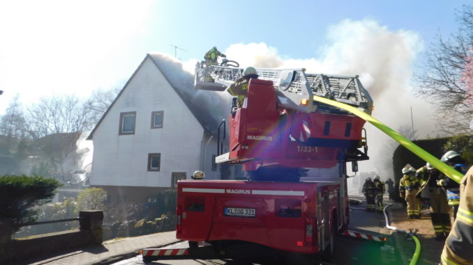 24. März 2020 - Gebäudebrand, Otterberg Lauerhöfer Straße