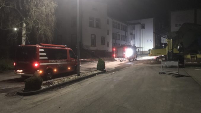 Erneuter Einsatz in der Nacht von Freitag auf Samstag in einem Industriebetrieb in der Ringstraße.