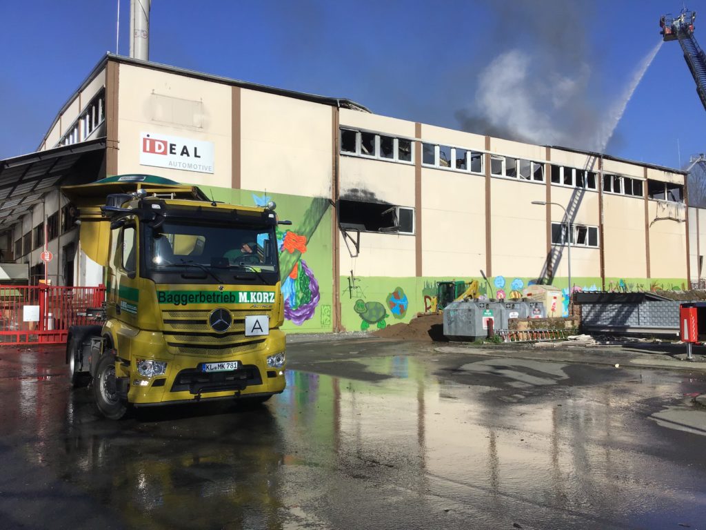 22. März 2020 – Großbrand, Otterberg Ringstraße; Bild vom 23. März 2020