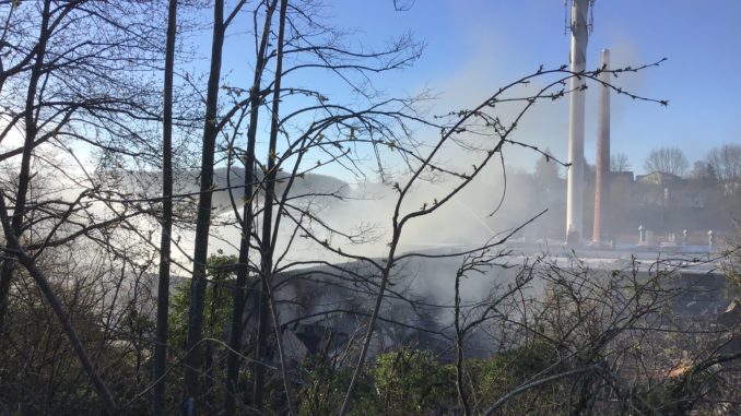 22. März 2020 – Großbrand, Otterberg Ringstraße; Bild vom 24. März 2020