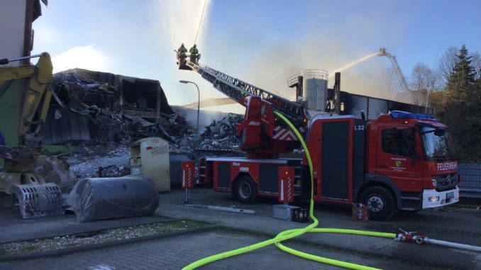22. März 2020 – Großbrand, Otterberg Ringstraße; Bild vom 23. März 2020