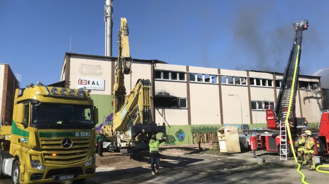 22. März 2020 – Großbrand, Otterberg Ringstraße; Bild vom 23. März 2020