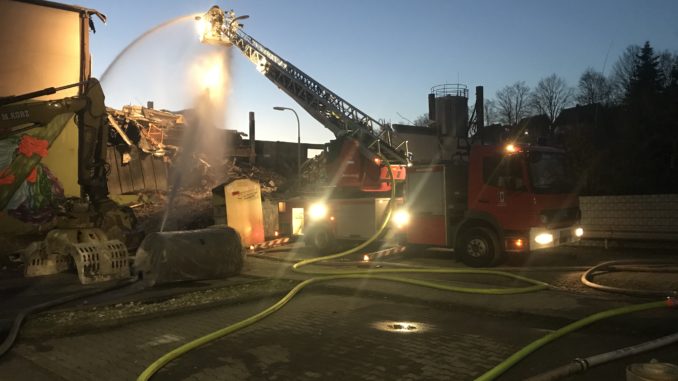 22. März 2020 – Großbrand, Otterberg Ringstraße; Bild vom 24. März 2020