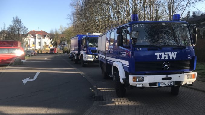 22. März 2020 – Großbrand, Otterberg Ringstraße; Bild vom 25. März 2020