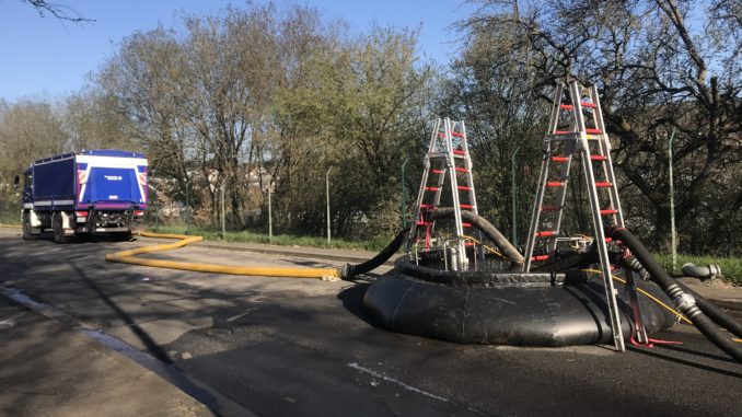 22. März 2020 – Großbrand, Otterberg Ringstraße; Bild vom 25. März 2020