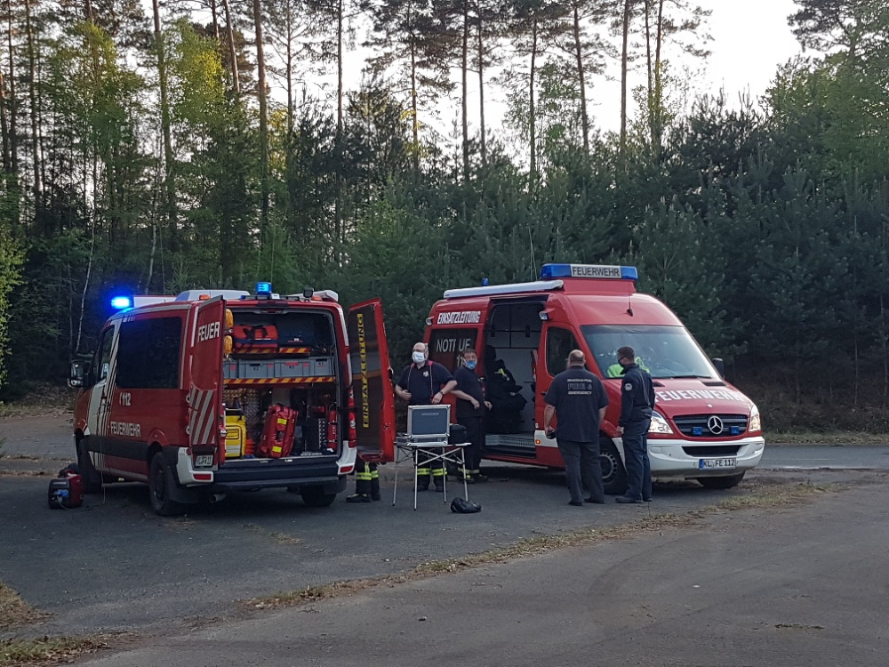 24. April 2020 - Waldbrand, Enkenbach-Alsenborn Birkenstraße