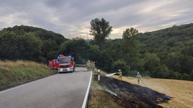28. Juli 2020 - Flächenbrand, K28 Olsbrücken - Niederkirchen-Wörsbach