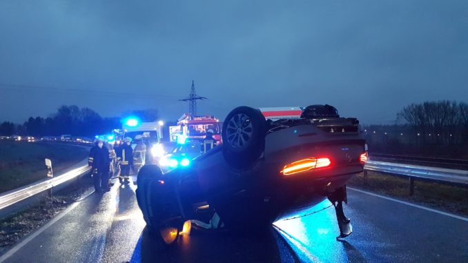 30. Januar 2021 - Verkehrsunfall, B270 Otterbach-Sambach - Katzweiler