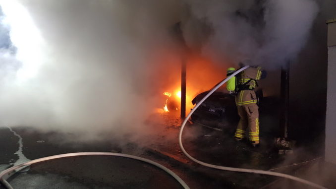 21. September 2021 - Brand Carport und Fahrzeuge, Otterberg Neuweg