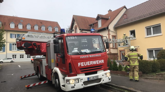 8. November 2021 - Unterstützung Rettungsdienst, Otterberg Hauptstraße