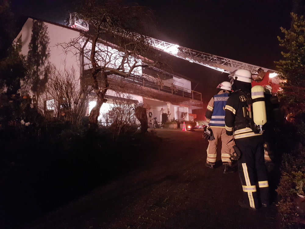 1. Januar 2022 - Kaminbrand, Olsbrücken Hohlstraße