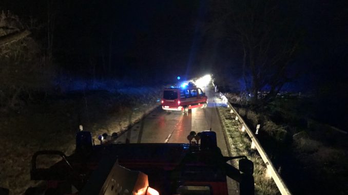 18. Februar 2022 - Beseitigung einer Gefahrenstelle, L382 Otterberg - Mehlingen-Baalborn