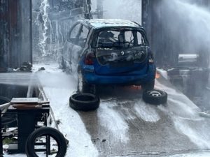 27. April 2022 - Gebäudebrand, Kaiserslautern-Eselsfürth Langenbachstraße