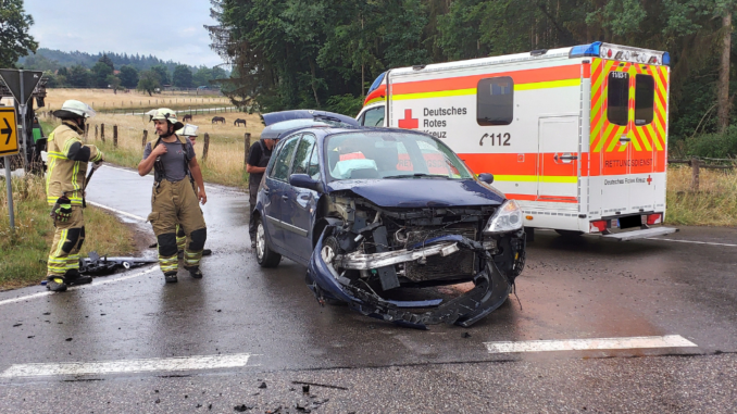 20. Juni 2022 - Verkehrsunfall, L382 Otterberg - Mehlingen-Baalborn