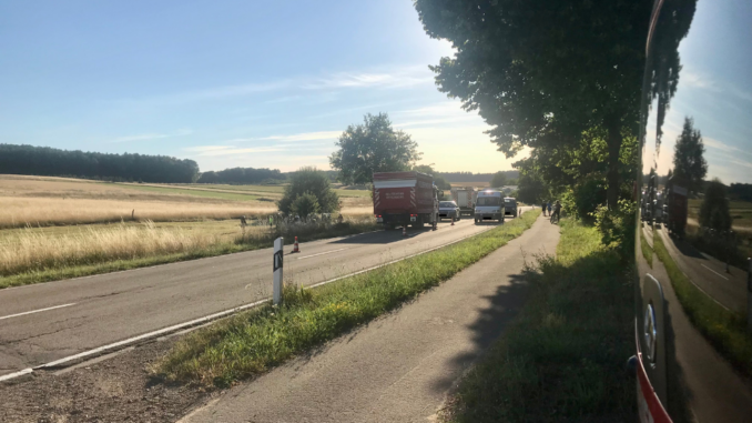 6. Juli 2022 - Verkehrsunfall, L382 Otterberg - Schneckenhausen